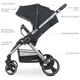 Дитяча прогулянкова коляска El Camino Dynamic ME 1053N Onyx Чорний (ME 1053N Onyx) - зображення 2