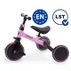 Беговел велосипед Kidwell 3в1 PICO Pink - изображение 4