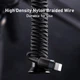 Кабель для зарядки BASEUS Cafule Type-C to Lightning |18W/PD, 2.1A, 1m| (CATLKLF-G1) Black (CATLKLF-G1) - изображение 4