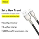 Кабель BASEUS Lightning Cafule Series Metal Data Cable |2M, 2.4A| (CALJK-B02) 4757342 - изображение 8