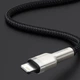 Кабель для быстрой зарядки Baseus Cafule Metal Lightning 2.4A 2m Black (CALJK-B01) - изображение 8