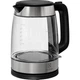Електрочайник Electrolux 1.7л, Strix, скло, сріблясто-чорний - изображение 1