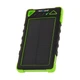 Внешний аккумулятор (Powerbank) Rengard от солнечной батареи 8000 мА Зеленый (CZ2770990003) - зображення 1