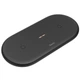 Беспроводное зарядное устройство Hoco CW23 dual power wireless fast charger Black - изображение 1