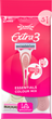 Одноразові станки Wilkinson Sword Extra 3 Essentials Beauty 3 шт (4027800204304) - зображення 1
