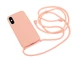 Силіконовий чохол на шнурку Crossbody для iPhone X/Xs (01) Pink Sand пудра - зображення 2