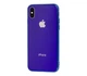 Чохол скляний Glass case для IPhone Xs max (13) Shiny Blue яскраво синій - зображення 1