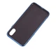 Чохол скляний Glass case для IPhone Xs max (13) Shiny Blue яскраво синій - зображення 3