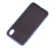 Чехол стеклянный Glass case для IPhone Xr (13) Shiny Blue ярко синий - изображение 3
