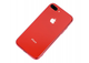 Чохол скляний Glass case для IPhone 7 Plus (01) Red червоний - зображення 2
