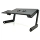 Столик для ноутбука Ritar Laptop Table 430*275mm 2*USB FAN (LV-DN01 / 19991) - изображение 1