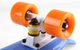 Скейт пенни борд Penny Fish Skateboards SOFT 401-8 22" Blue, оранжевые колеса - изображение 3