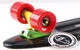 Скейт пенні борд Penny Fish Skateboards SOFT 401-5 22" Black, червоні колеса - зображення 3