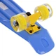 Скейт пенни борд Penny Fish Skateboards 405-10 со светящимися колесами Blue-Yellow - изображение 5