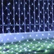 Світлодіодна гірлянда Shine Lighting X-mas Lights сітка на вікно 120LED 1.5*1.5 метра Біла - зображення 1