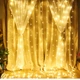 Светодиодная гирлянда Shine Lighting Christmas 200-1 штора занавесь 156LED 2*2 метра тепло-белая - изображение 1