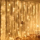 Светодиодная гирлянда Shine Lighting Christmas 200-1 штора занавесь 156LED 2*2 метра тепло-белая - изображение 2