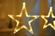 Светодиодная гирлянда штора звезды Shine Lighting Star 138LED 2.5 метра 12 звезд теплый белый - изображение 8