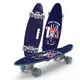 Скейт Пенни Борд Penny Cruiser круизер с ручкой Profi 31B-2 со светящимися колесами - изображение 1