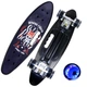Скейт Пенни Борд Penny Cruiser круизер с ручкой Profi 31B-2 со светящимися колесами - изображение 2