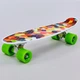 Скейт Пенни Борд Penny My Go Board Abstraction 13-6 с абстракцией White-Green - изображение 1