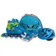 Роликовые коньки Banwei My Go SK-181 35-38 с защитой Blue-Green - изображение 1