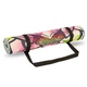 Коврик для фитнеса и йоги джутовый каучуковый Zelart 7156-3 2x-слойный 3мм White-Pink-Brown - изображение 6