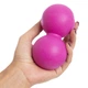 Масажер для спини м'яч масажер DuoBall Rad Roller Zelart 6909 Pink - зображення 3