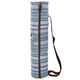 Чехол для коврика сумка для йога коврика Zelart Yoga bag 8365-3 Grey-Blue-White - изображение 3