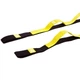 Лента для растяжки Record Stretch Strap My Fit 6347 8 петель Black-Yellow - изображение 3