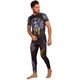 Штаны мужские компрессионные тайтсы мужские Venum Heroe 8229 2XL (180-185см) Black-Grey-Yellow - изображение 1