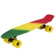 Скейт пенни борд Penny Fish Skateboards RUBBER SOFT 402-11 22" Green-Yellow-Red - изображение 2