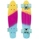 Скейт пенни борд Penny Fish Skateboards RUBBER SOFT 402-10 22" Yellow-Pink-Mint - изображение 1