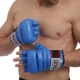 Снарядные перчатки шингарты кожаные Everlast 01045 Blue размер M - изображение 5