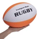 Мяч для американского футбола Zelart Rugby Liga Ball 0391 размер №9 White-Orange - изображение 6
