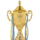 Кубок спортивний з ручками та кришкою приз спортивний SP-Sport 078B висота 44 см Gold - зображення 3
