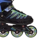 Роликовые коньки раздвижные Zelart My Go 2914 размер 33-36 Black-Blue - изображение 7