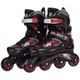 Роликовые коньки раздвижные Zelart City Life 2923 размер 30-33 Black-Red - изображение 3