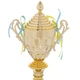 Кубок спортивный с ручками и крышкой приз спортивный SP-Sport 884B высота 40 см Gold - изображение 3