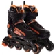 Роликовые коньки раздвижные Zelart Space Racer 2918 размер 33-36 Black-Orange - изображение 2