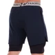 Шорты мужские компрессионные тайтсы Jason 1104 размер 2XL (180-185см) Dark Blue-Black - изображение 2