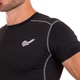 Спортивная компрессионная футболка мужская Jason Fit 704-J размер L (170-175см) Black - изображение 5