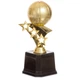 Награда спортивная баскетбольный мяч SP-Sport Heroe 19841-B высота 18 см Gold - изображение 1