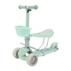 Самокат триколісний 6 в 1 Scooter Pastel 2021 з бортиком і батьківською ручкою м'ятний - зображення 3