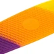 Скейт пенни борд Penny My Go Fish Skateboards RUBBER SOFT 412-9 22" Yellow-Orange-Purple, серые колеса - изображение 3