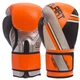Перчатки для бокса и единоборств на липучке ZELART BO-1335 Orange-Silver-Black 12 унций - изображение 1