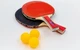 Набор для настольного тенниса Racket MK 0204 2 ракетки + 3 мяча - изображение 2