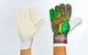 Перчатки вратарские Umbro Goalkepeer Gloves 840 размер 10 White-Green-Pink - изображение 1