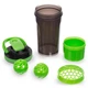 Шейкер для спортивного питания TOP SHAKER BOTTLE 1869 500 мл черный-зеленый - изображение 3