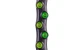 Обруч массажный хула хуп Hula Hoop MAGNETIC SP-Planeta Sport 6002 диаметр 97 см Black-Green - изображение 6